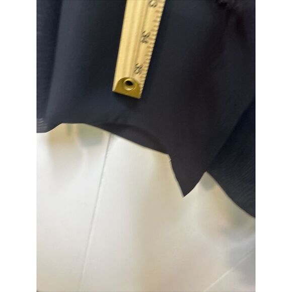 Shimera Velour Kimono Cardigan Black Open Front Chiffon Trim 3/4 Sleeve Sz Large - Picture 6 of 6